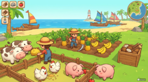 Android APK installation screen showing Family Farm Seaside MOD installation process